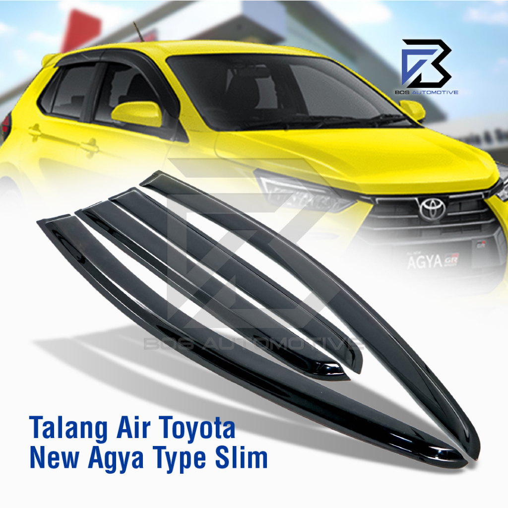 Talang Air Pintu Mobil Toyota New Agya 2022 - 2023 Model Slim 4 Pintu - foto-produk-4