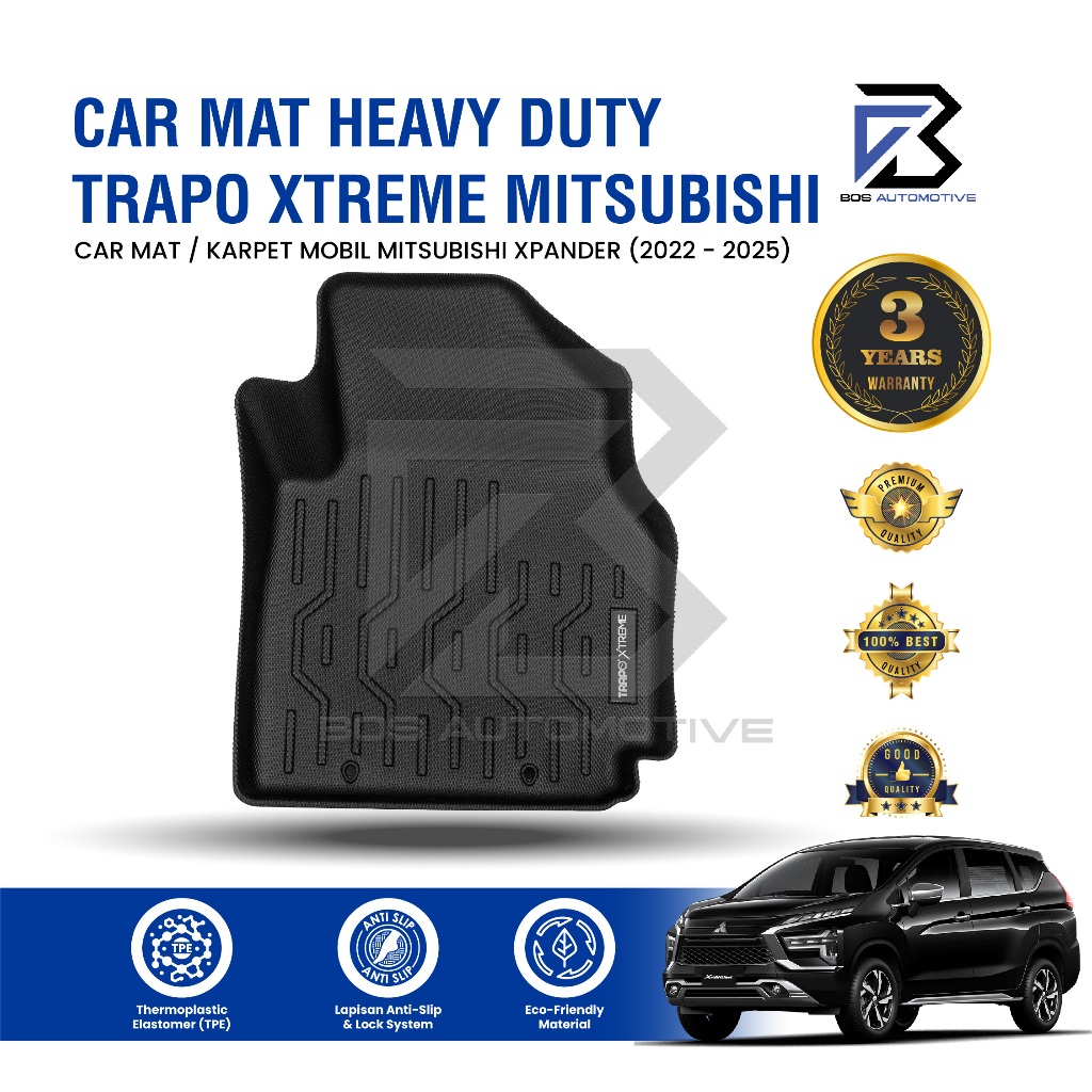 Karpet Mobil MITSUBISHI XPANDER (2022 - Sekarang) - Car Mats Premium Trapo 3D Xtreme Original