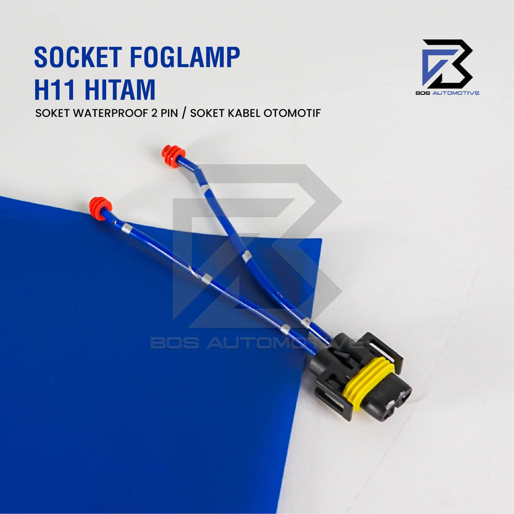 Socket Cable Foglamp / Soket Kabel Lampu Kabut Tembak Mobil H11 / H16 / H8 / H27 - foto-produk-4