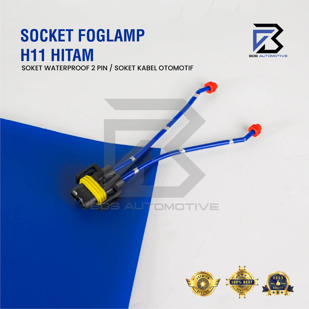 Socket Cable Foglamp / Soket Kabel Lampu Kabut Tembak Mobil H11 / H16 / H8 / H27