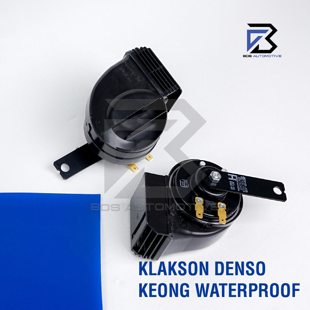 Klakson Keong Mobil Motor DENSO Waterproof 12v Original - foto-produk-1