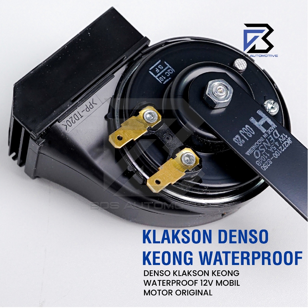 Klakson Keong Mobil Motor DENSO Waterproof 12v Original - foto-produk-4