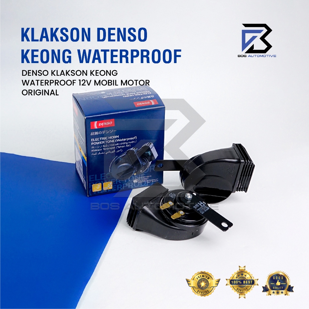Klakson Keong Mobil Motor DENSO Waterproof 12v Original