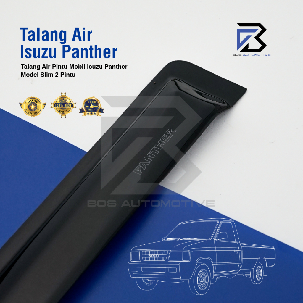 Talang Air Pintu Mobil Isuzu Panther Model Slim 2 Pintu