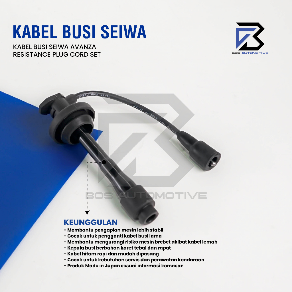 Kabel Busi SEIWA Toyota Avanza 50111 Resistance Plug Cord Wire Set - foto-produk-3
