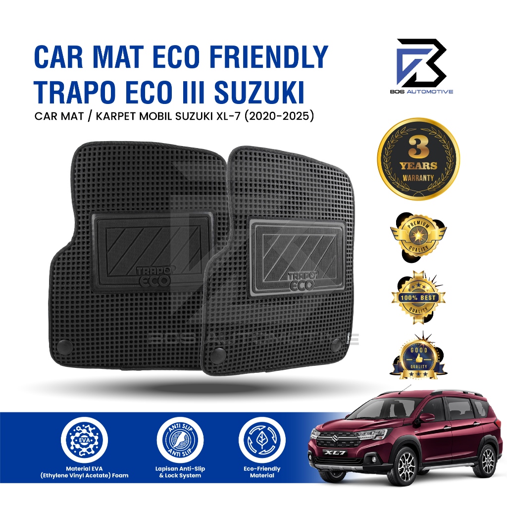 Karpet Mobil Suzuki XL-7 (2020 - Sekarang) Fullset Premium Anti Slip - Car Mats Trapo Eco III Original