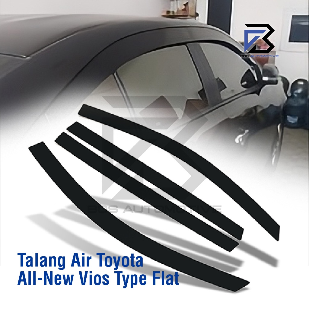Talang Air Pintu Mobil Toyota All New Vios 2013 â€“ 2021 Model Flat 4 Pintu - foto-produk-5