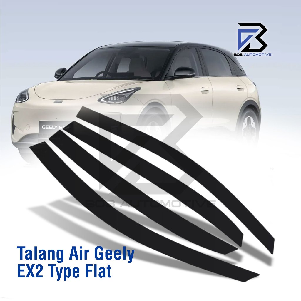 Talang Air Pintu Mobil GEELY EX2 2026 Model Flat Rata 4 Pintu - foto-produk-5
