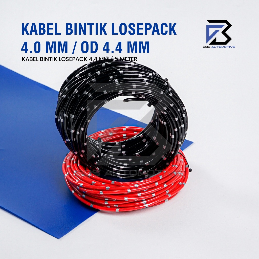 Kabel Bintik AVSS 4MM x 5M Kabel Listrik  Otomotif Body Mobil Motor Serabut Tembaga - foto-produk-3