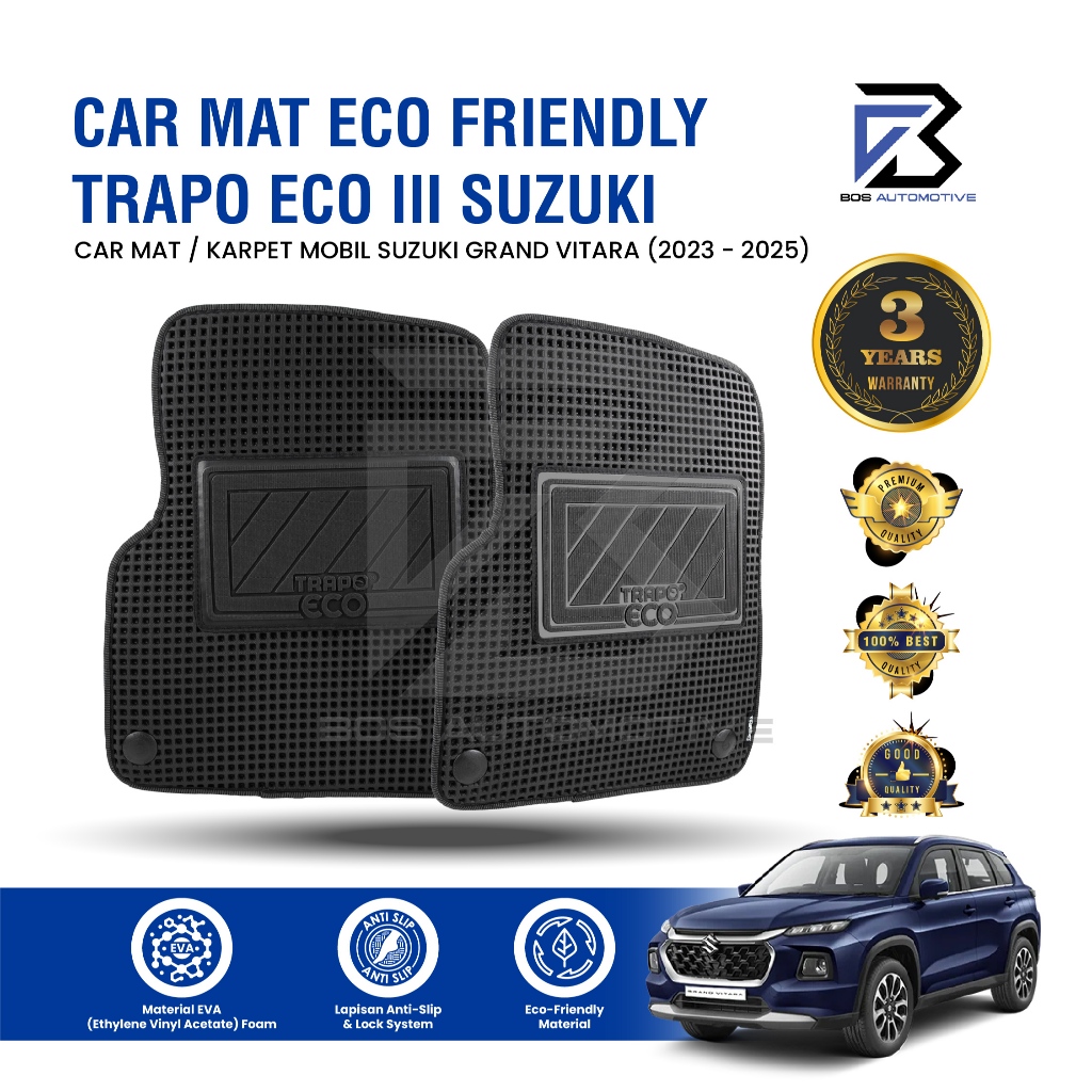 Karpet Mobil Suzuki Grand Vitara (2023 - Sekarang) Fullset Premium Anti Slip - Carmat Trapo Eco III Original