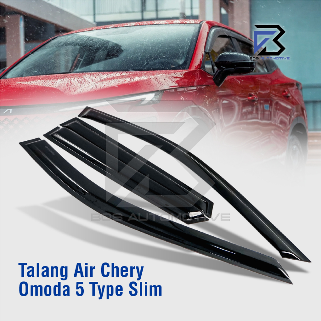 Talang Air Pintu untuk Mobil Chery Omoda 5 Model Slim 4 Pintu - foto-produk-4