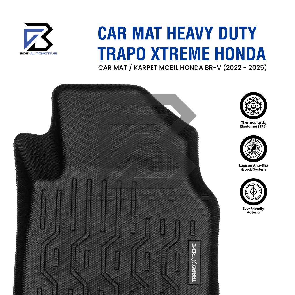 Karpet Mobil HONDA BR-V (2022 - Sekarang) - Car Mats Premium Trapo 3D Xtreme Original - foto-produk-1