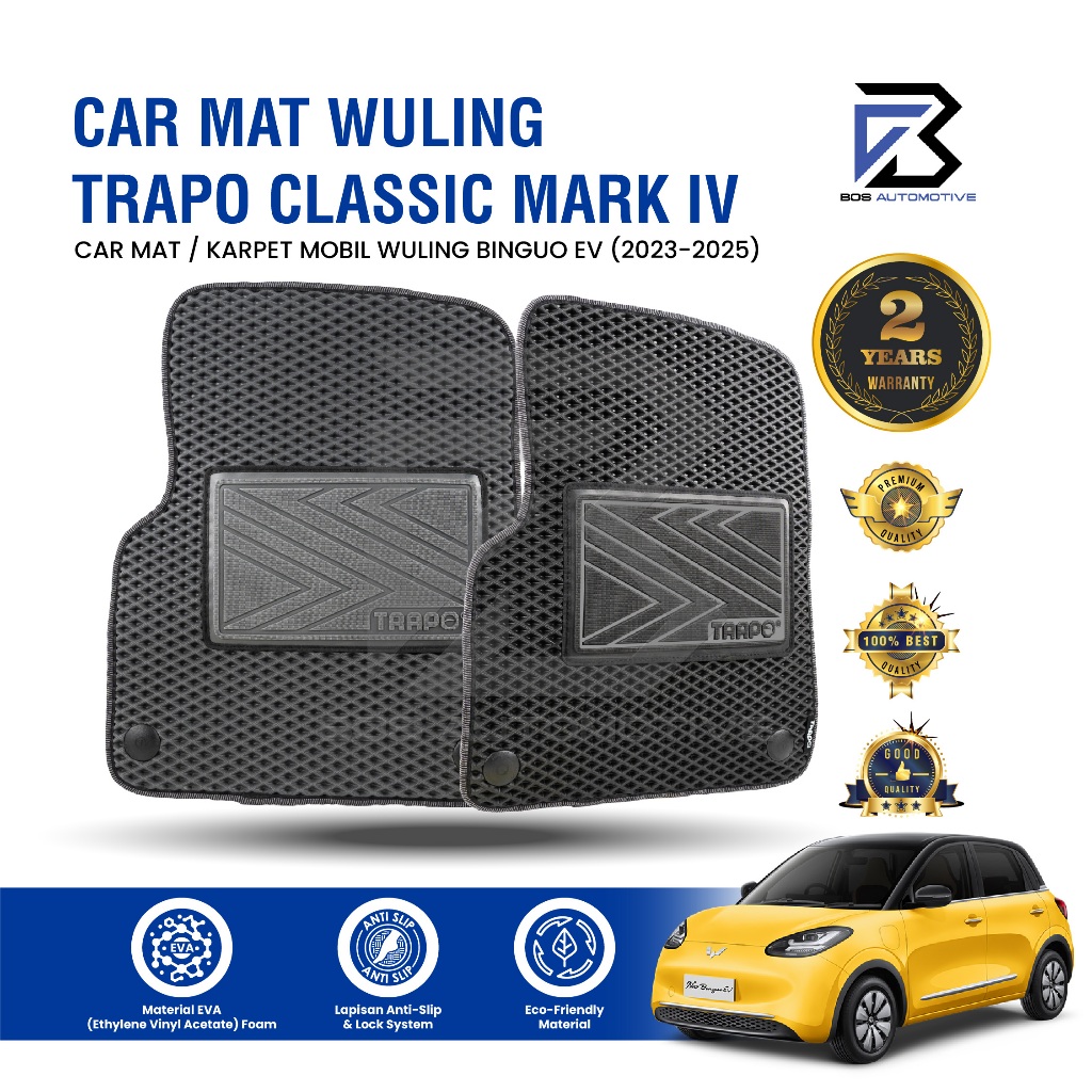 Karpet Mobil WULING BINGUO EV WULING AIR EV (2022 - Sekarang) -  Car Mats Trapo Classic Mark IV Original