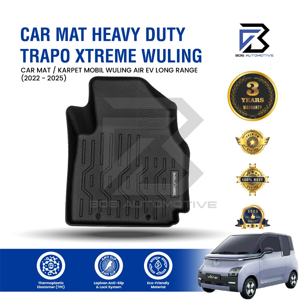 Karpet Mobil WULING AIR EV Long Range (2022 - Sekarang) - Car Mats Premium Trapo 3D Xtreme Original