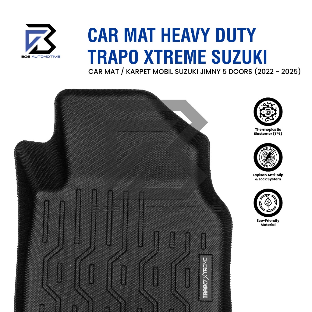 Karpet Mobil SUZUKI JIMNY 5 Doors (2024 - Sekarang) - Car Mats Premium Trapo 3D Xtreme Original - foto-produk-1