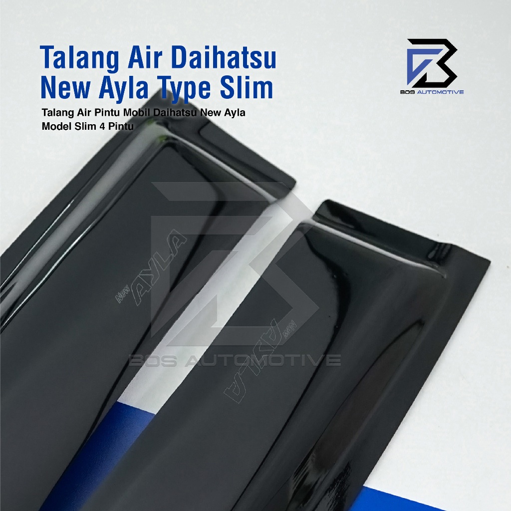 Talang Air Pintu Mobil Daihatsu New Ayla 2022 - 2023 Model Slim 4 Pintu - foto-produk-1