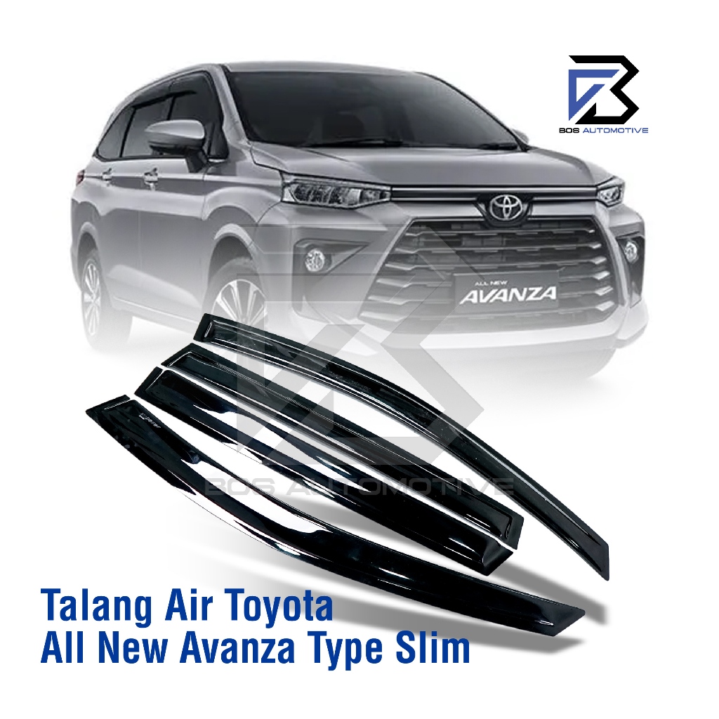 Talang Air Pintu Mobil Toyota All New Avanza 2011 â€“ 2014 Model Slim 4 Pintu - foto-produk-4