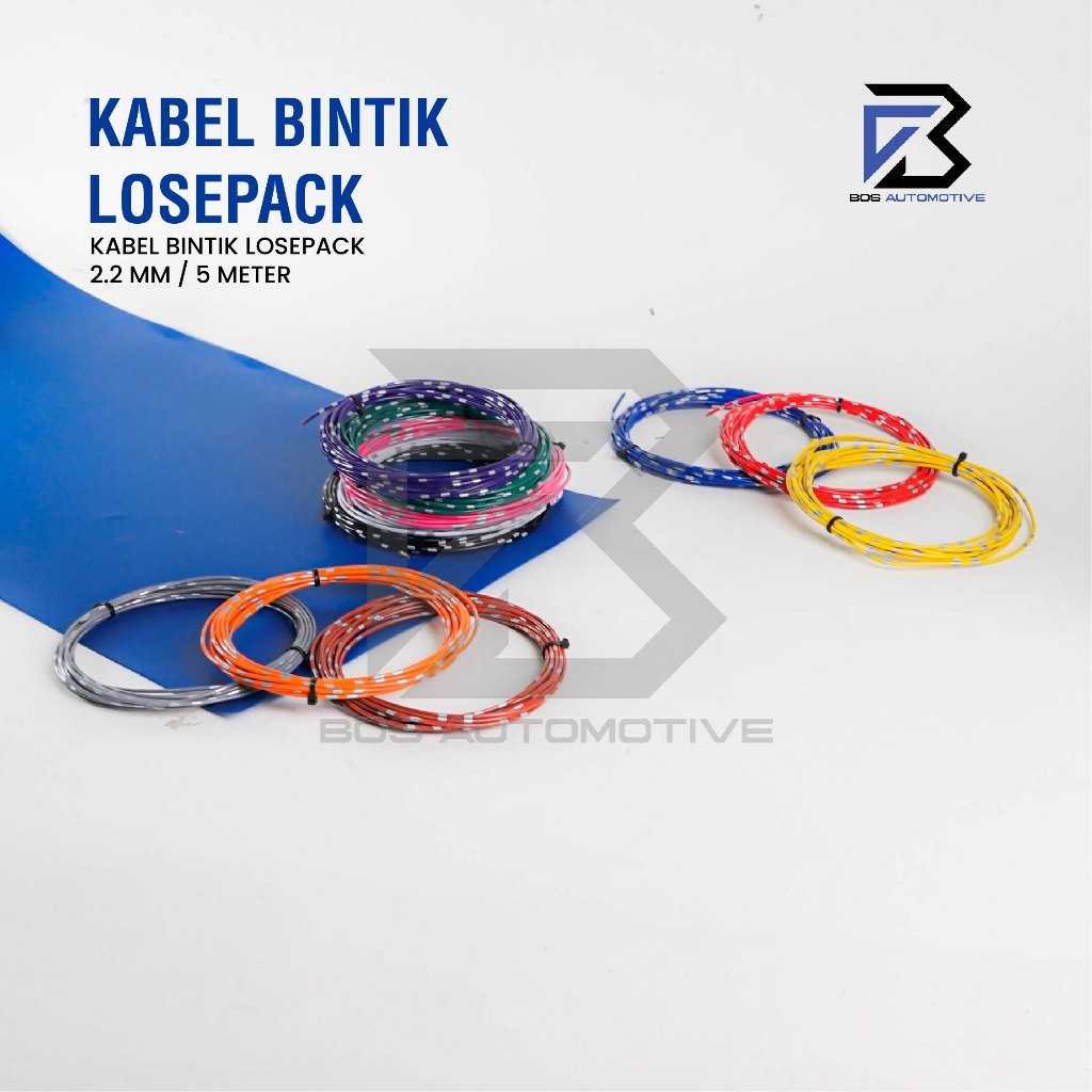 Kabel Bintik AVSS 0.85MM x 5M Kabel Otomotif Body Mobil Motor Serabut Tembaga - foto-produk-4