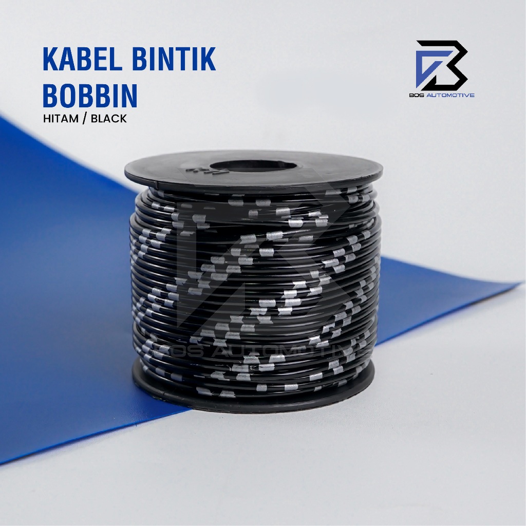Kabel Bintik AVSS 1.5MM x 50M Kabel Otomotif Body Mobil Motor Serabut Tembaga (Bobin) - foto-variasi-1