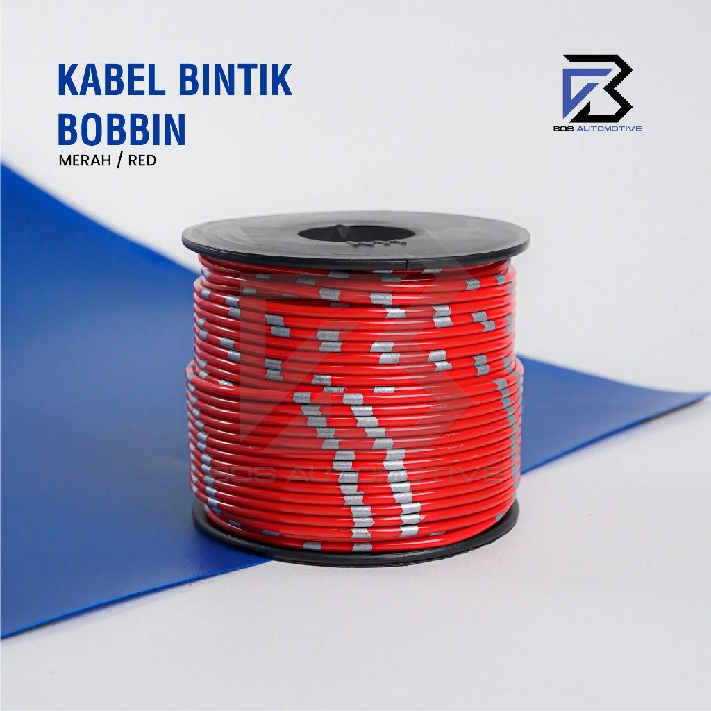 Kabel Bintik AVSS 1.5MM x 50M Kabel Otomotif Body Mobil Motor Serabut Tembaga (Bobin) - foto-variasi-2