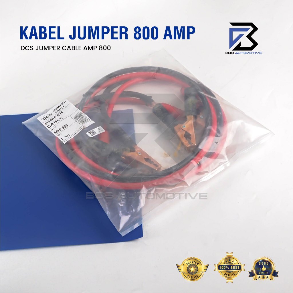 Kabel Jumper Aki 800 Ampere Car Emergency Battery Accu Cable Jumper Jumbo High Quality - foto-produk-1