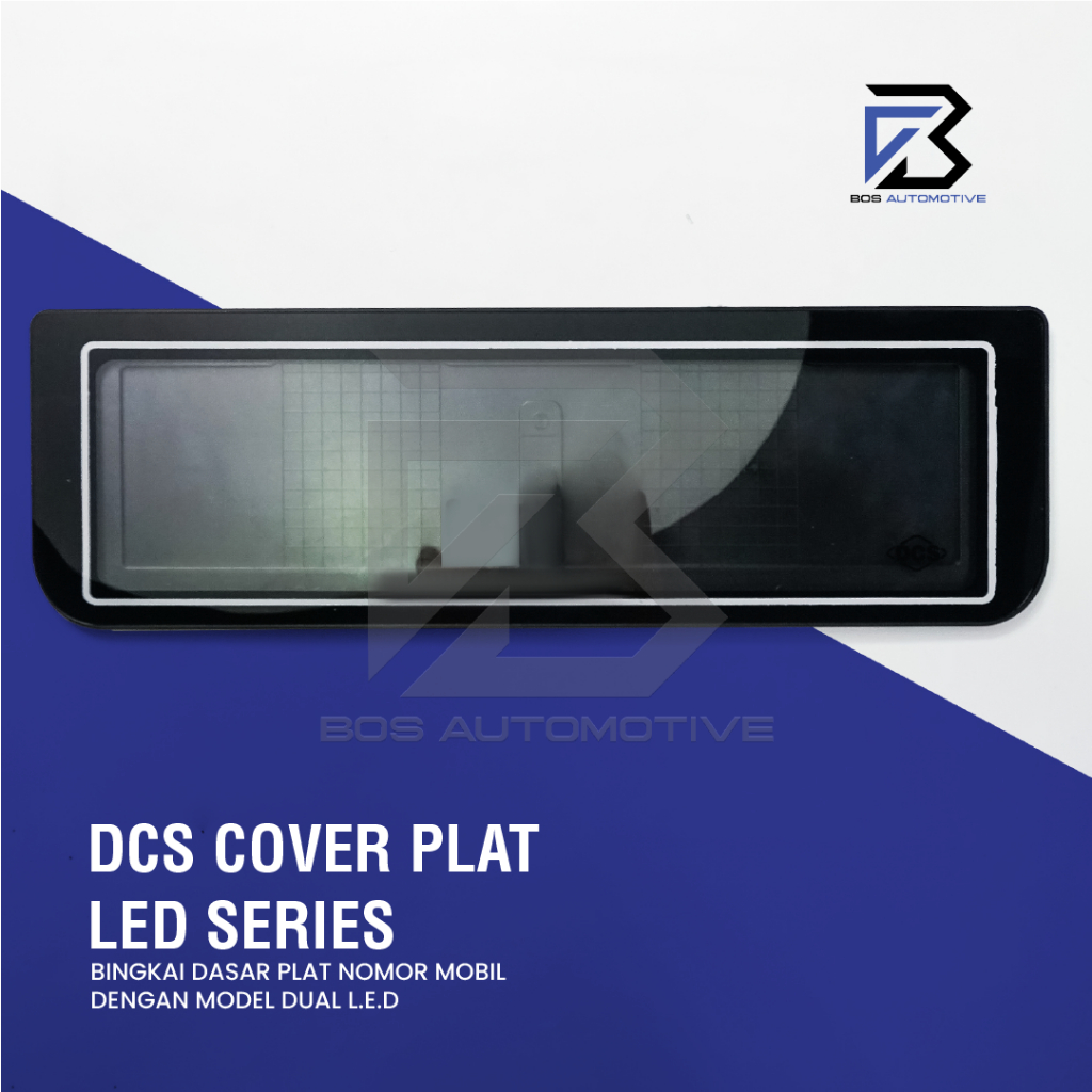 DCS Cover / Dudukan / Tempat / Frame / Breket / Bingkai / Rumah / Tatakan Plat Nomor Mobil Model 2 lampu - foto-produk-5