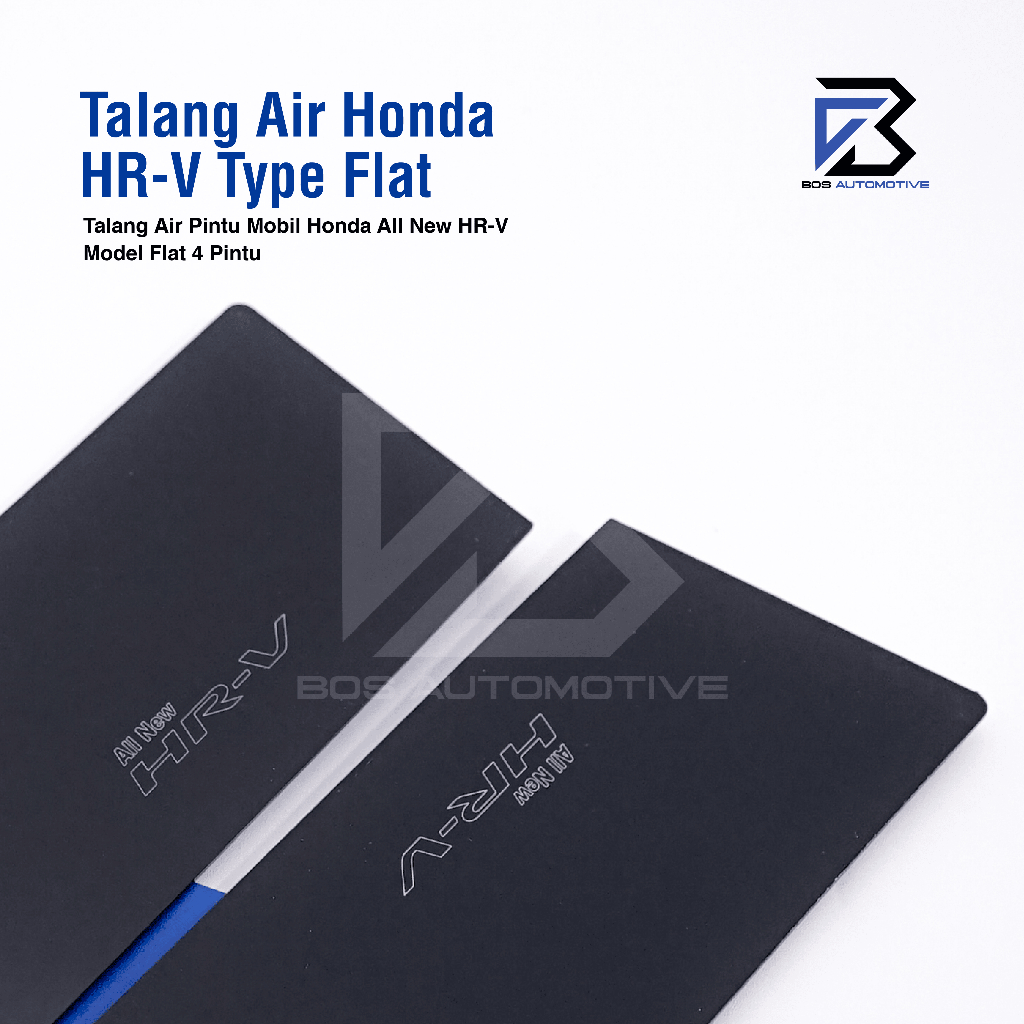 Talang Air Pintu Mobil Honda HRV 2015 - 2020 Model Flat Rata 4 Pintu - foto-produk-1
