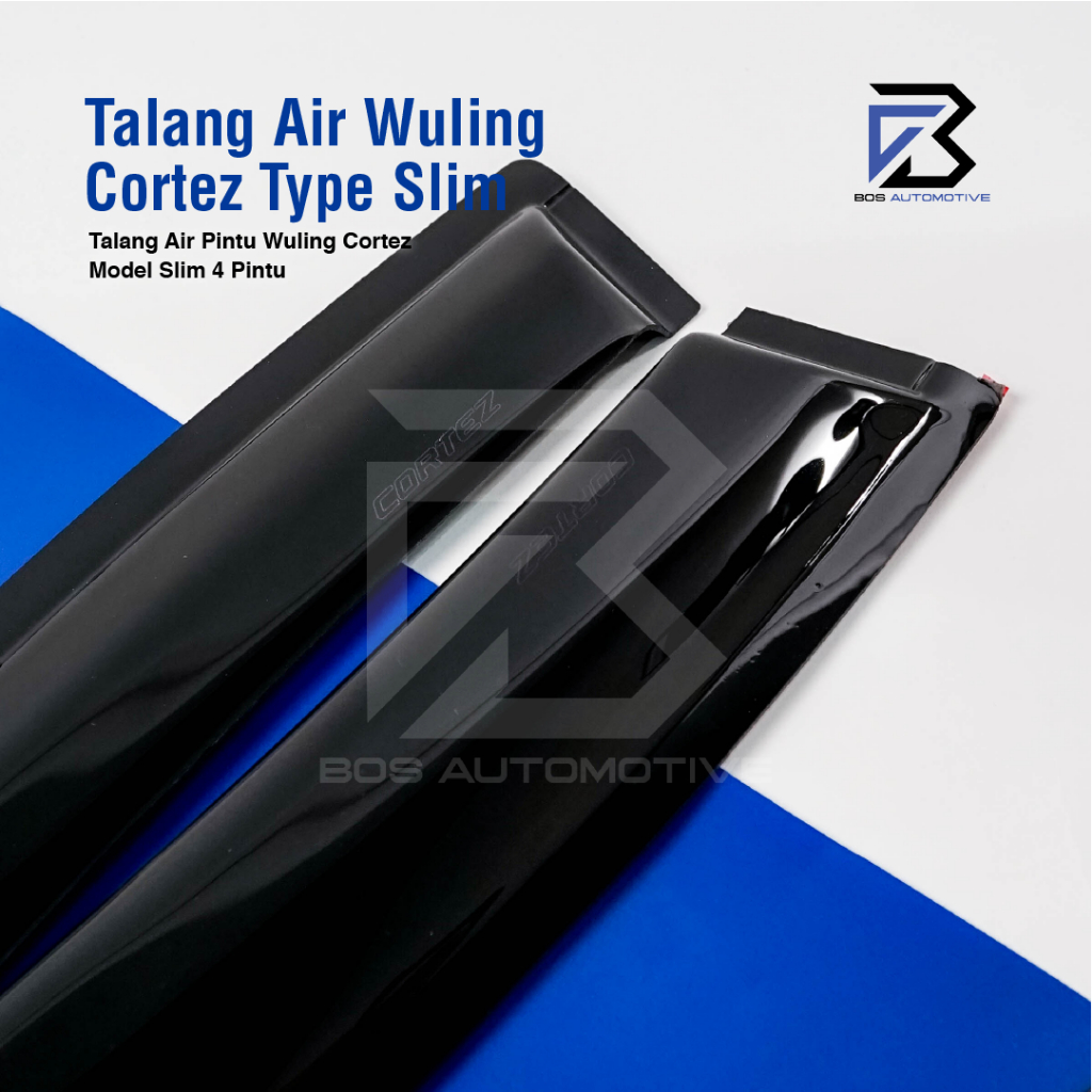 Talang Air Pintu Mobil Wuling Cortez 2018 â€“ 2022 Model Slim 4 Pintu - foto-produk-1