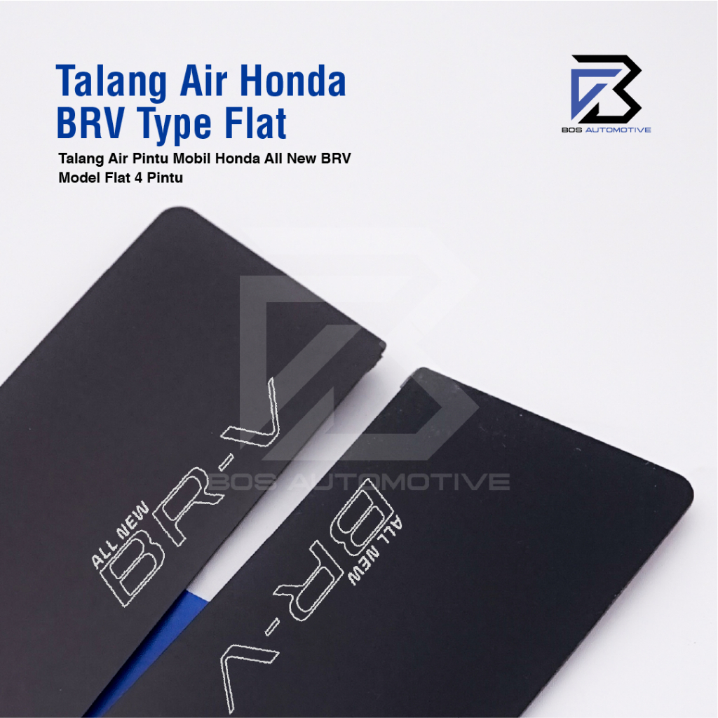 Talang Air Pintu Mobil Honda BRV 2015 - 2017 Model Flat Rata 4 Pintu - foto-produk-1