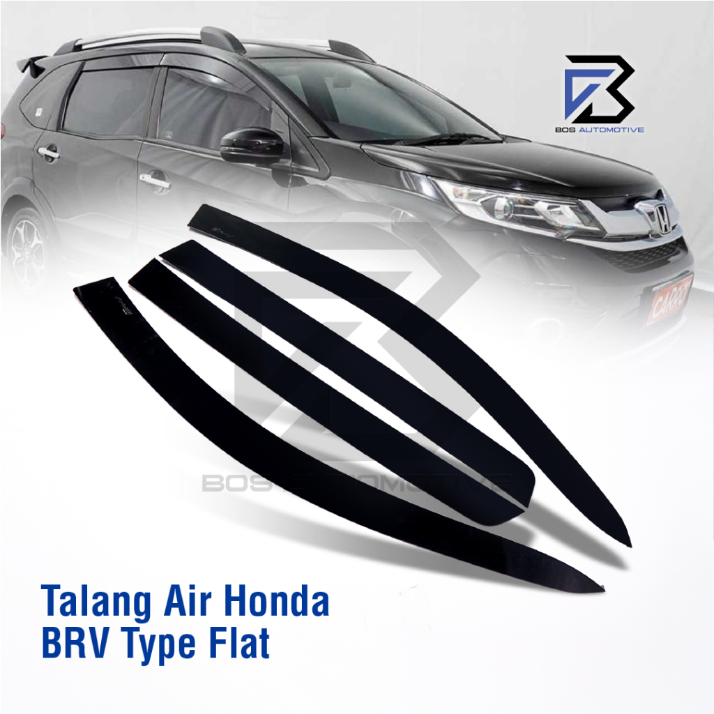 Talang Air Pintu Mobil Honda BRV 2015 - 2017 Model Flat Rata 4 Pintu - foto-produk-5