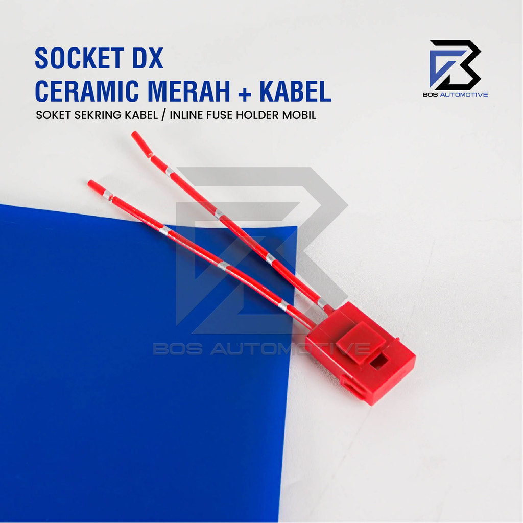 Soket Sikring Keramik / Rumah Sikring Tancap / Socket Sekring Fuse Box Ceramic - foto-produk-4