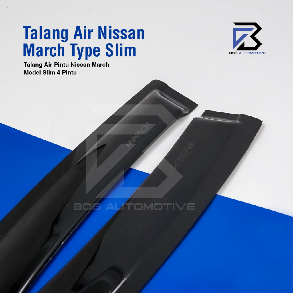 Talang Air Pintu Mobil Nissan March tahun 2010 â€“ 2020 Model Slim 4 Pintu - foto-produk-1