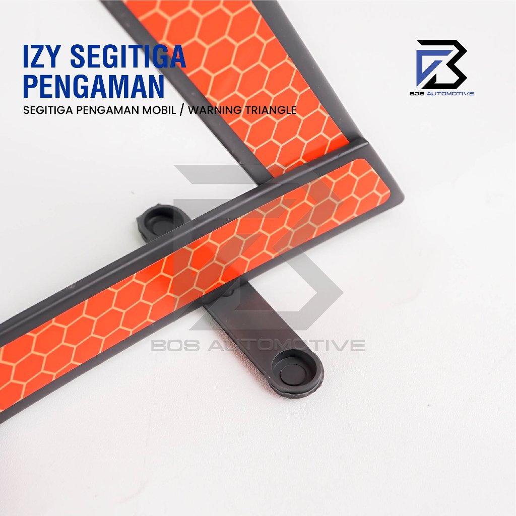 IZY Segitiga Pengaman Mobil Reflektor / Triangle Warming Sign Universal - foto-produk-3