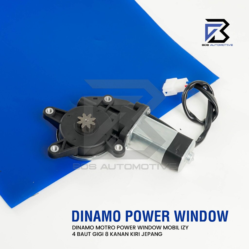 IZY Dinamo Motor Power Window Mobil 4 Baut Kiri Gigi 8 Japan Universal - foto-produk-1