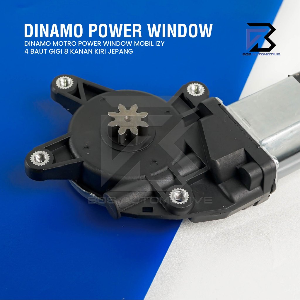 IZY Dinamo Motor Power Window Mobil 4 Baut Kiri Gigi 8 Japan Universal - foto-produk-4