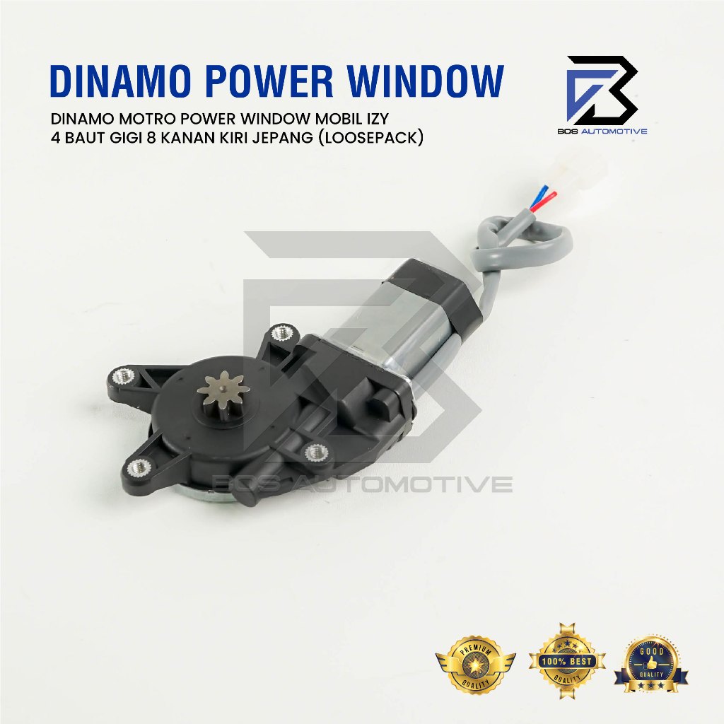 IZY Dinamo Motor Power Window Mobil 4 Baut Kiri Gigi 8 Japan Universal - foto-variasi-3