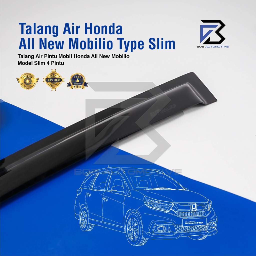 Talang Air Pintu Mobil Honda All New Mobilio 2017 â€“ 2022 Model Slim  4 Pintu - foto-variasi-2