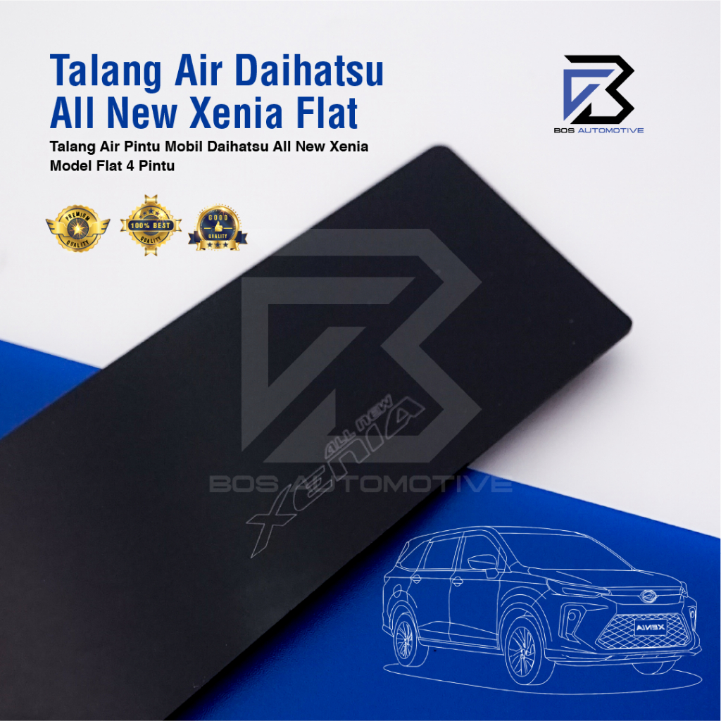 Talang Air Pintu Mobil Daihatsu All New Xenia 2011 â€“ 2015 Model Slim 4 Pintu - foto-variasi-1