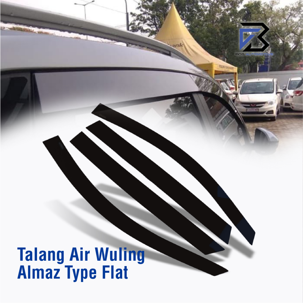 Talang Air Pintu Mobil Wuling Almaz 2019 â€“ 2023 Model Flat Rata 4 Pintu - foto-produk-5