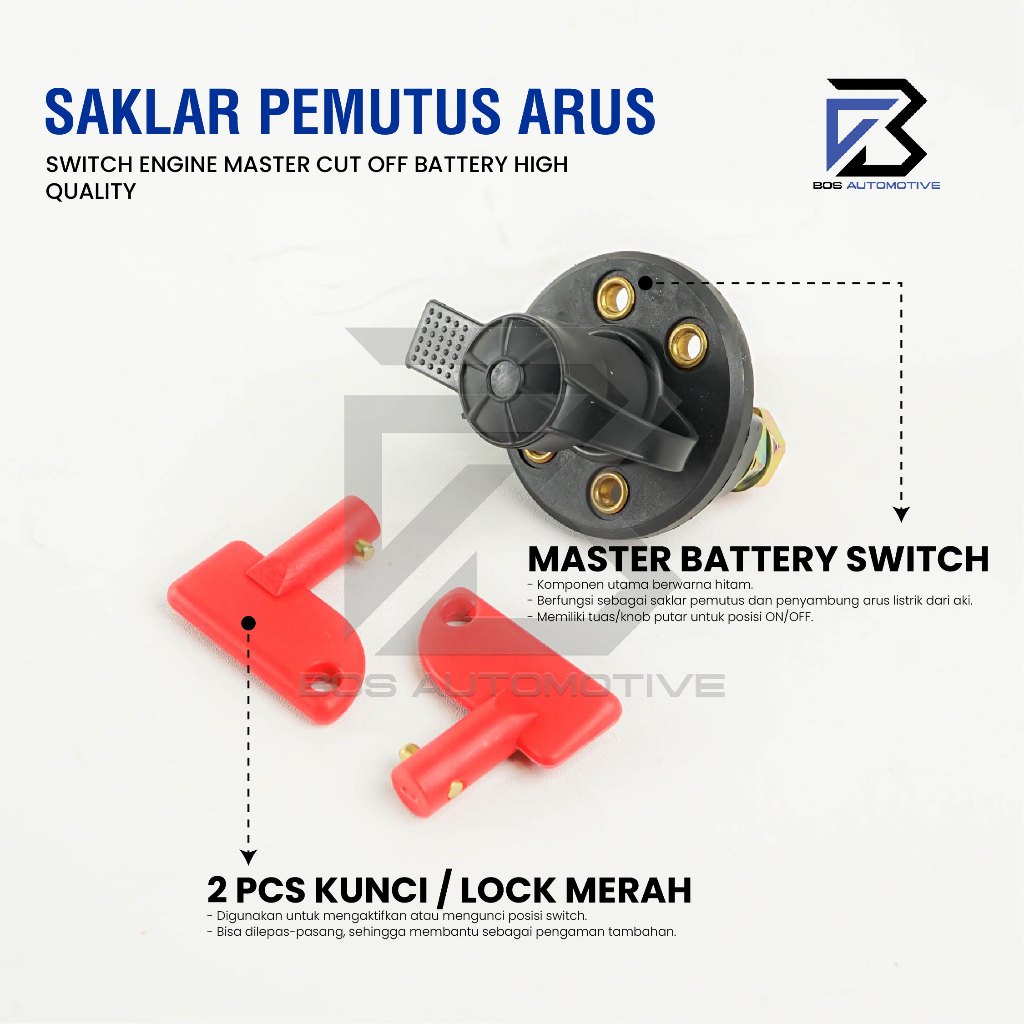 SWITCH ENGINE MASTER CUT OFF BATTERY SAKLAR PEMUTUS ARUS HIGH QUALITY - foto-produk-3