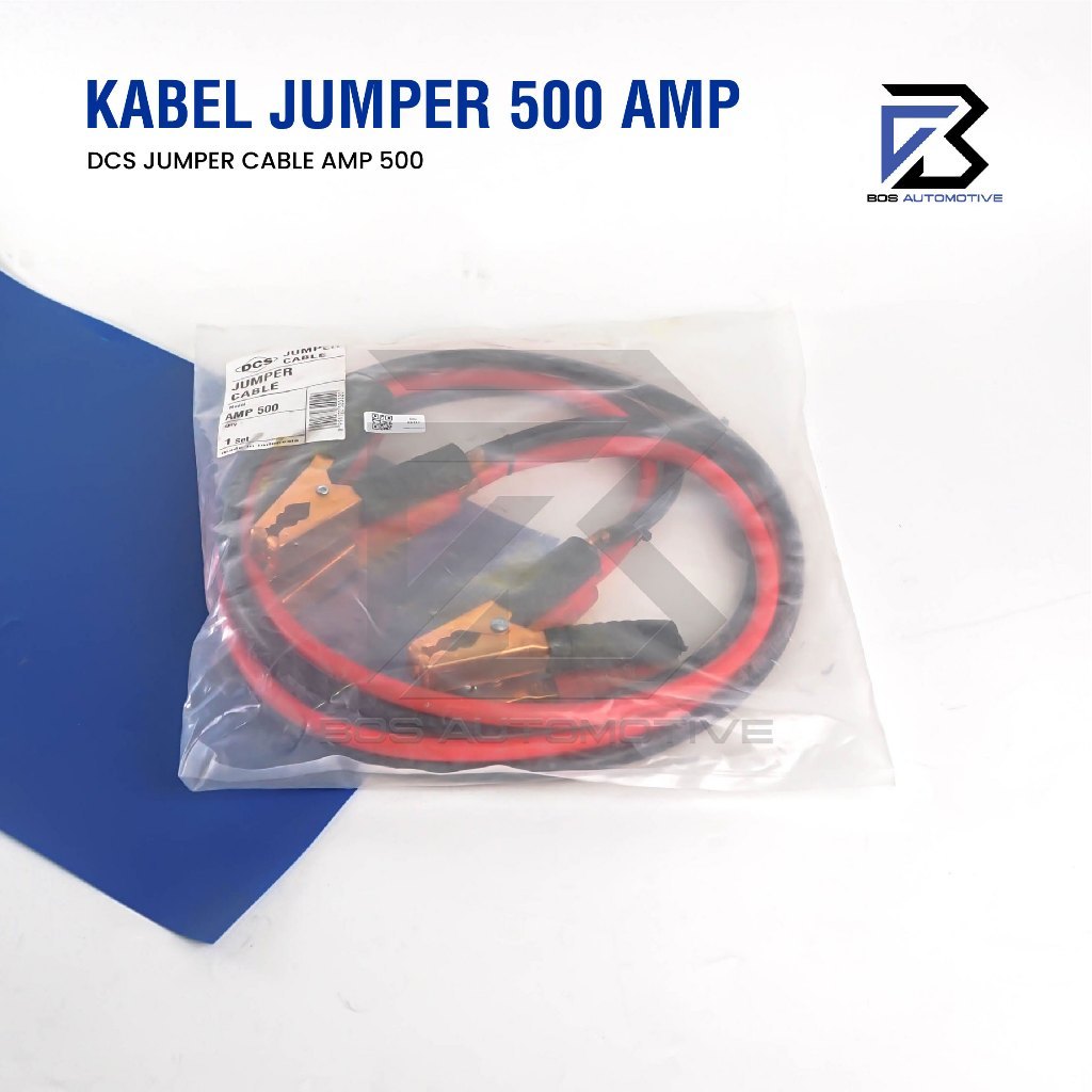 Kabel Jumper Aki 500 Ampere Car Emergency Battery Accu Cable Jumper Jumbo High Quality - foto-produk-3