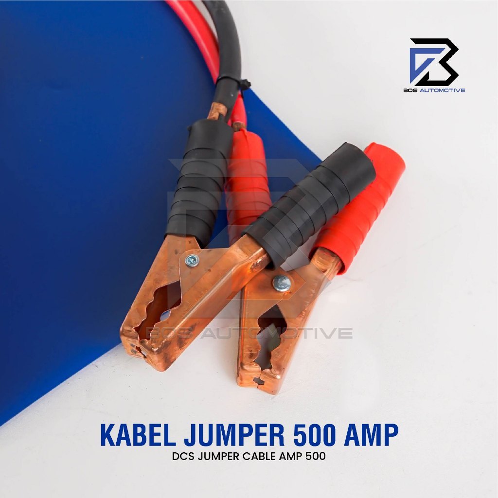 Kabel Jumper Aki 500 Ampere Car Emergency Battery Accu Cable Jumper Jumbo High Quality - foto-produk-4
