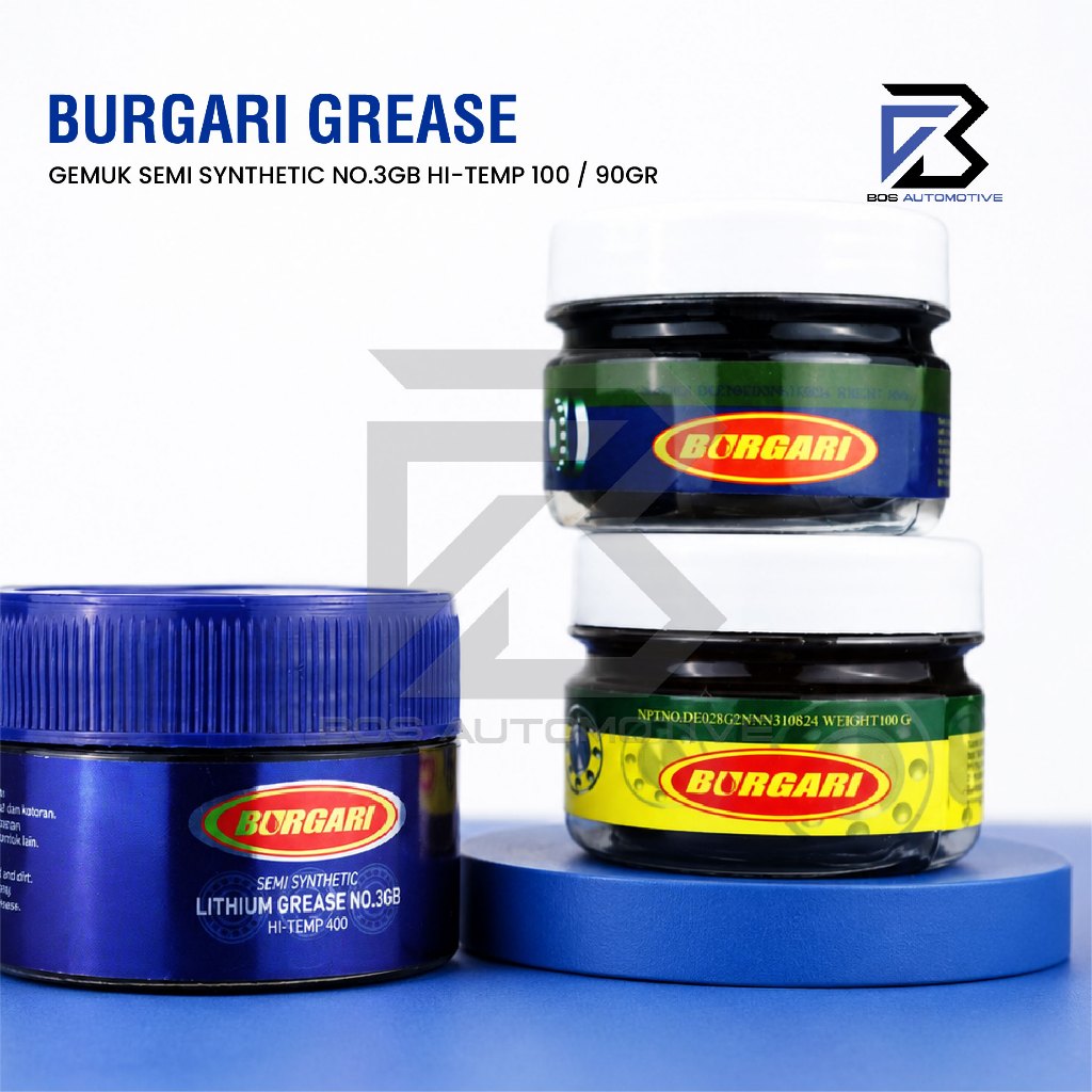 BURGARI GREASE - STEMPET - GEMUK SEMI SYNTHETIC NO.3GB HI-TEMP 100Gr 90Gr - foto-produk-3