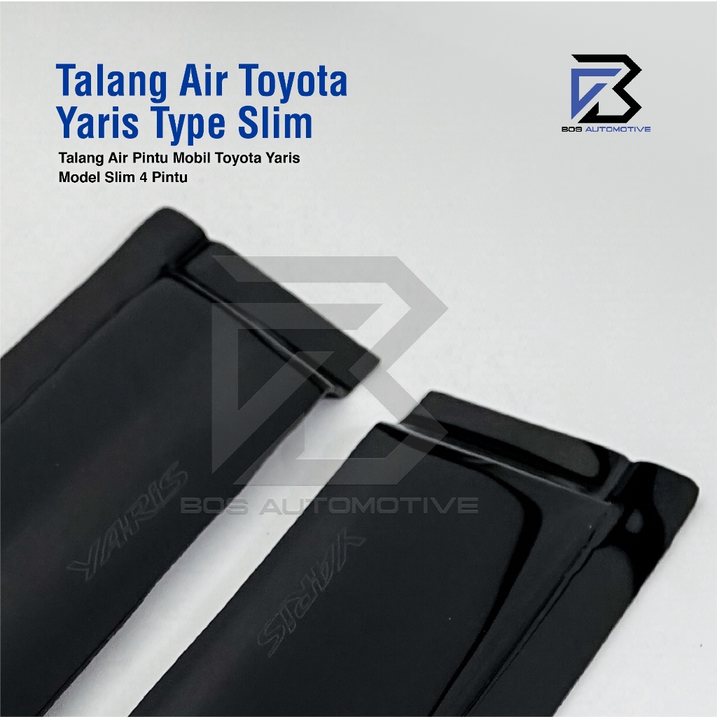 Talang Air Pintu Mobil Toyota Yaris 2004 â€“ 2012 Model Slim 4 Pintu - foto-produk-1