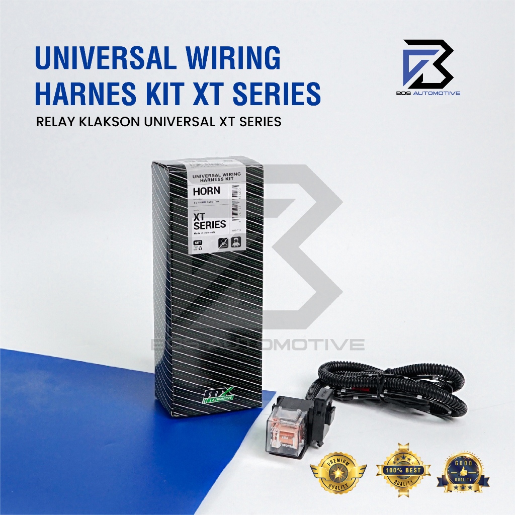 Kabel Relay Set Klakson MX SERIES Mobil Motor dengan Relay 12V Universal - foto-variasi-1