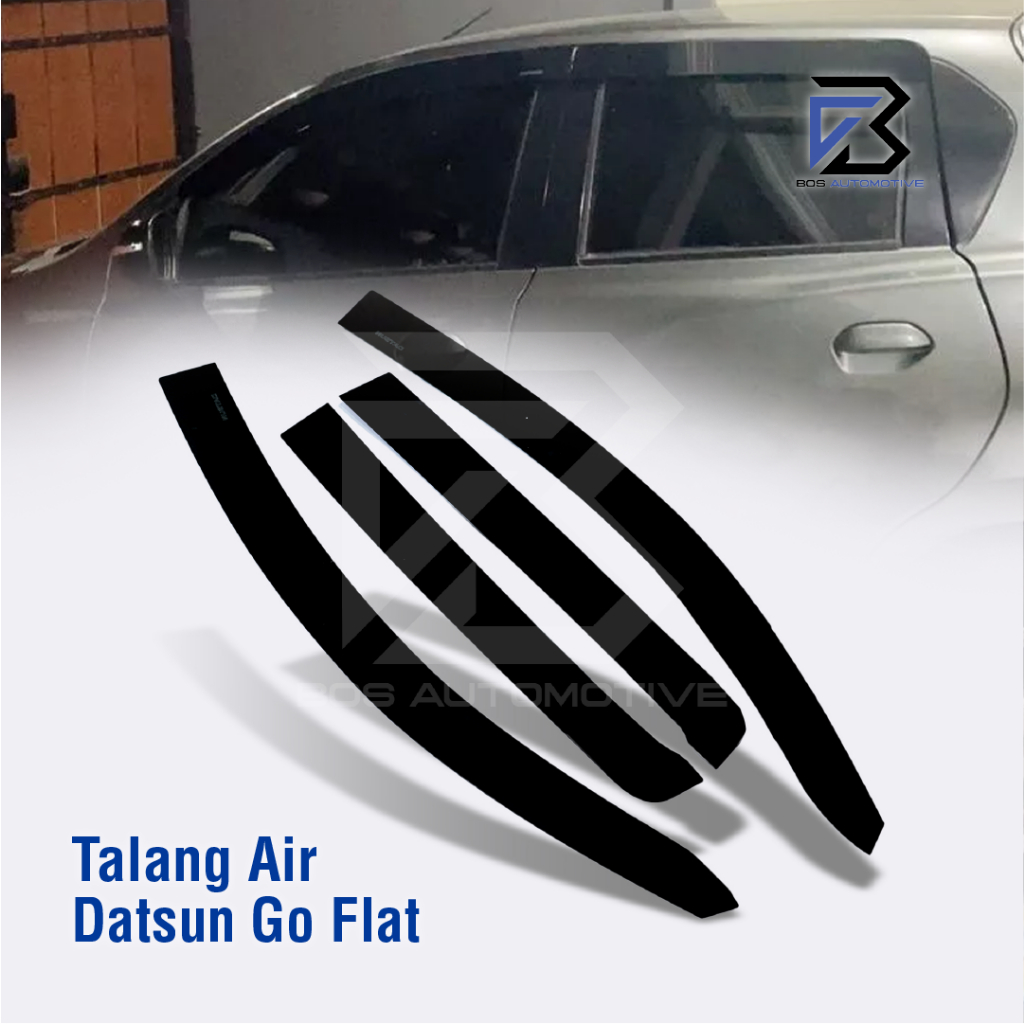 Talang Air Pintu Mobil Datsun GO+ Panca 2015 - 2022 Model Flat Rata  4 Pintu - foto-produk-5