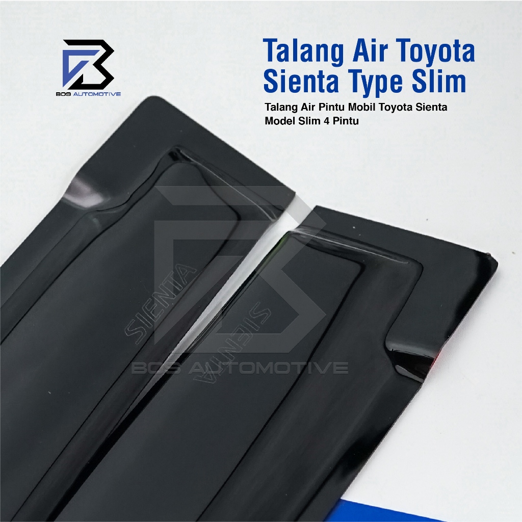Talang Air Pintu Mobil Toyota Sienta 2016 â€“ 2022 Model Slim 4 Pintu - foto-produk-1
