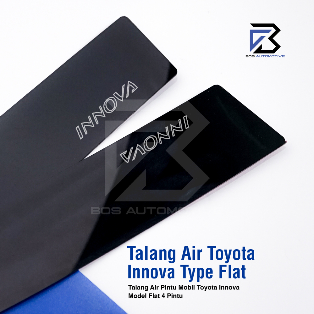 Talang Air Pintu Mobil Toyota Innova 2003 - 2015 Model Flat Rata 4 Pintu - foto-produk-1