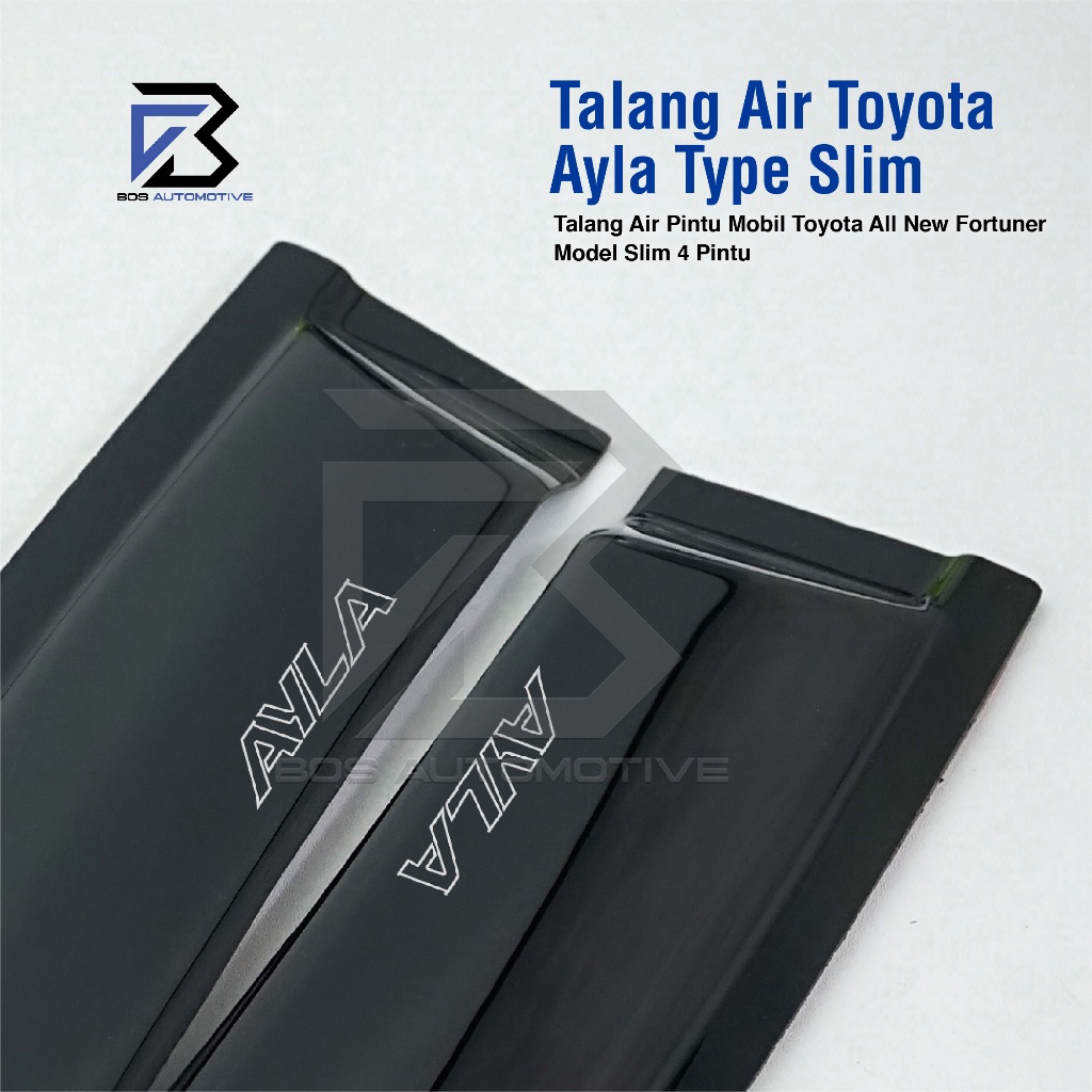Talang Air Pintu Mobil Daihatsu Ayla 2012 - 2019 Model Slim 4 Pintu - foto-produk-1