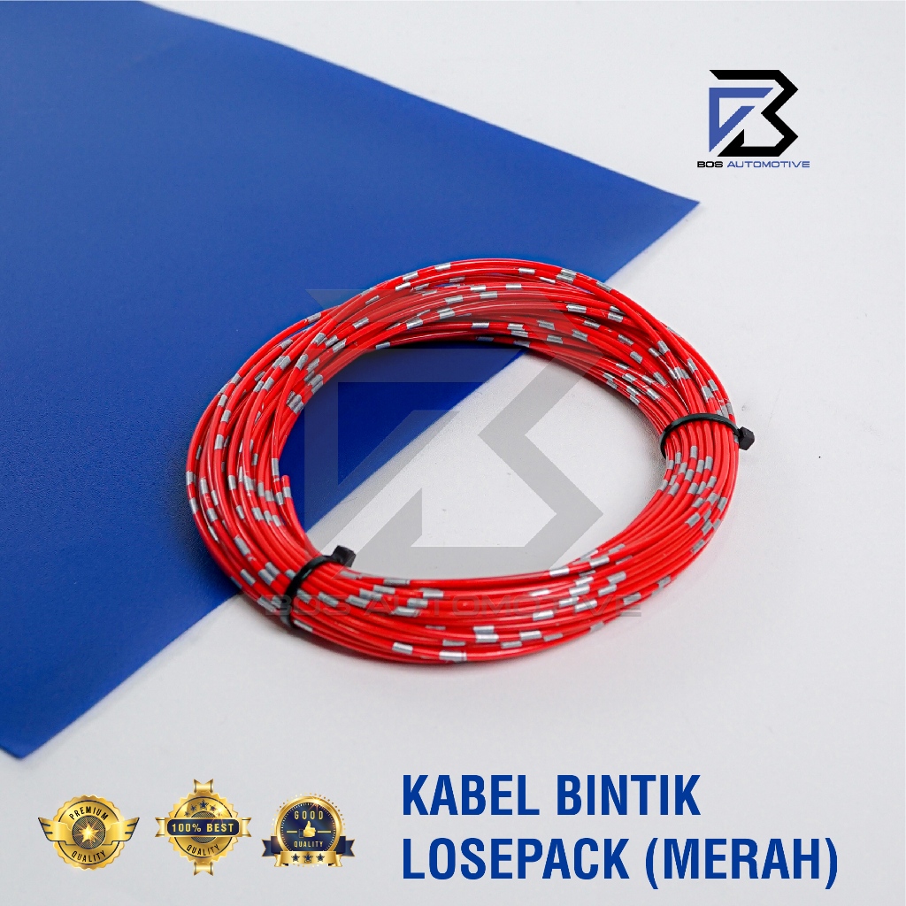 Kabel Bintik AVSS 0.5MM x 10M Kabel Otomotif Body Mobil Motor Serabut Tembaga - foto-variasi-1
